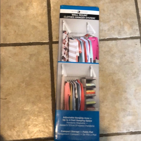 🛑SOLD🛑 wall mount clothes hanger system - Picture 5 of 8